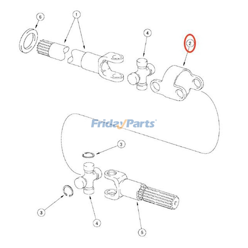 Drive Shaft Body for Forklift,Loader,Other Construction Equipment