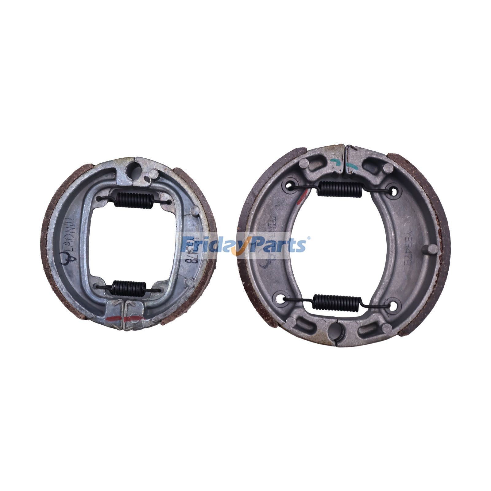 Yamaha用用フロント＆リアブレーキシュー 5B6-W253A-00-00 4BE-W253E-00-00 ヤマハ バイク PW80 TT-R110E TT-R90 1983-2024用