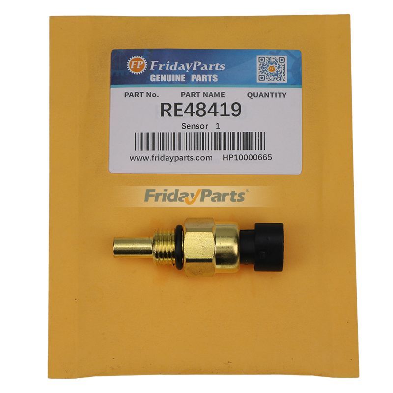 Sensor de temperatura de combustible y refrigerante RE48419 para John Deere 350DLC 350GLC 370C 380GLC 450CLC E330LC E360LC