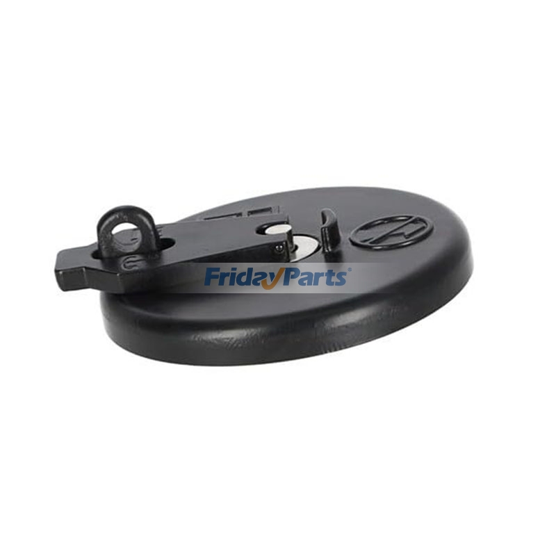 Bouchon de réservoir de carburant 17A-04-41411 pour bulldozer Komatsu D65EX-18, D65PX-18, D85EX-18, D85PX-18, D155AX-6, pelle hydraulique PC800-8, PC1250-8, PC800LC-8 et PC1250LC-8.