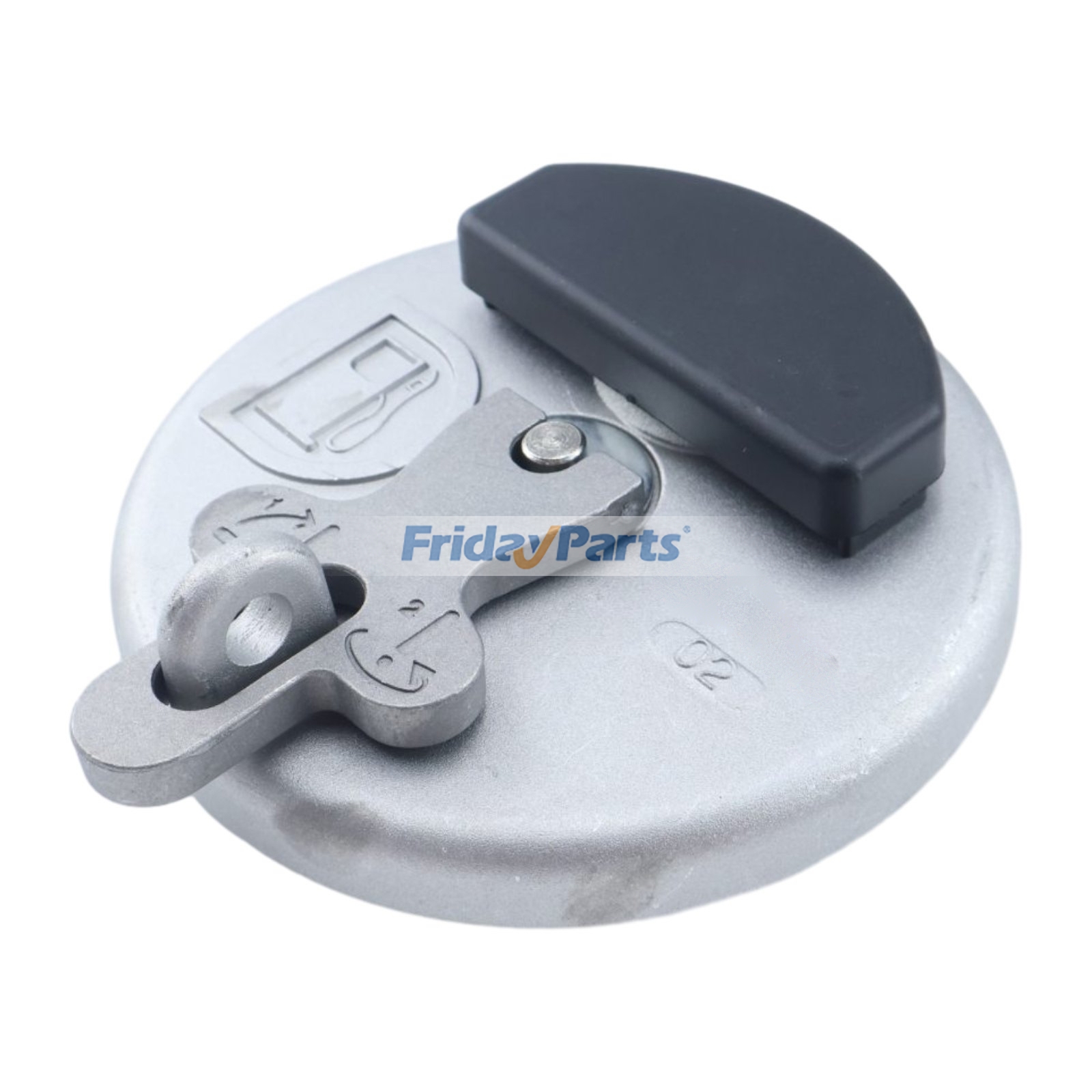 Bouchon de réservoir de carburant 17A-04-41411 pour bulldozer Komatsu D65EX-18, D65PX-18, D85EX-18, D85PX-18, D155AX-6, pelle hydraulique PC800-8, PC1250-8, PC800LC-8 et PC1250LC-8.