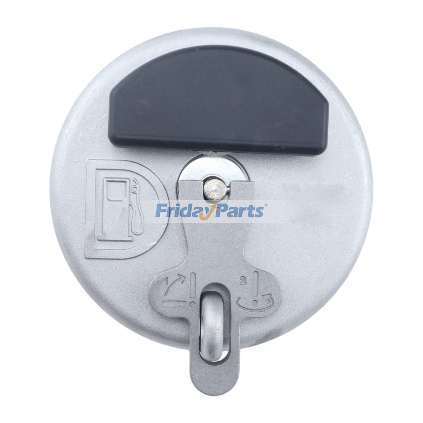 Bouchon de réservoir de carburant 17A-04-41411 pour bulldozer Komatsu D65EX-18, D65PX-18, D85EX-18, D85PX-18, D155AX-6, pelle hydraulique PC800-8, PC1250-8, PC800LC-8 et PC1250LC-8.