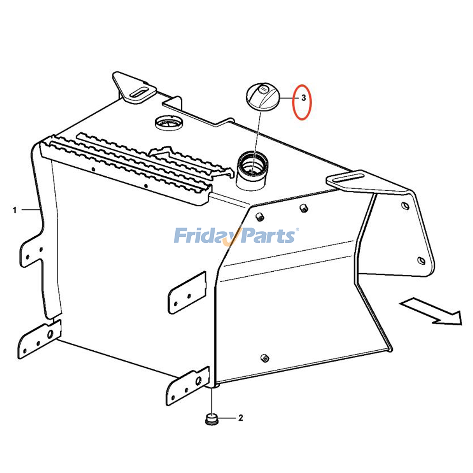 Fuel Cap for Compactor,Loader
