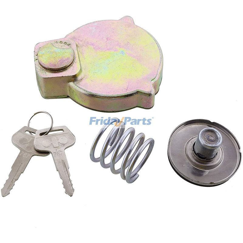 Fuel Cap With 2 Keys D31EX D31PX D65PX D65WX PC70 for Excavator