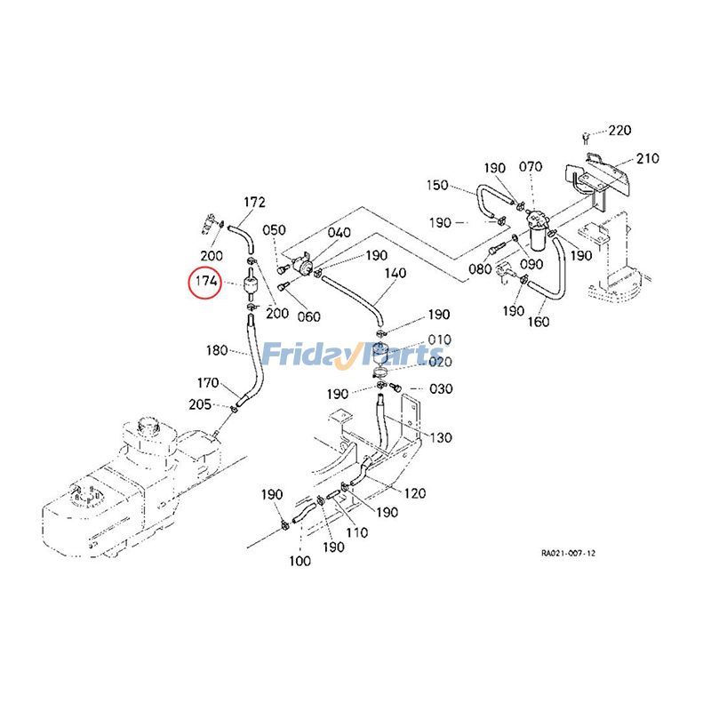  Fuel Check Valve For KUBOTA