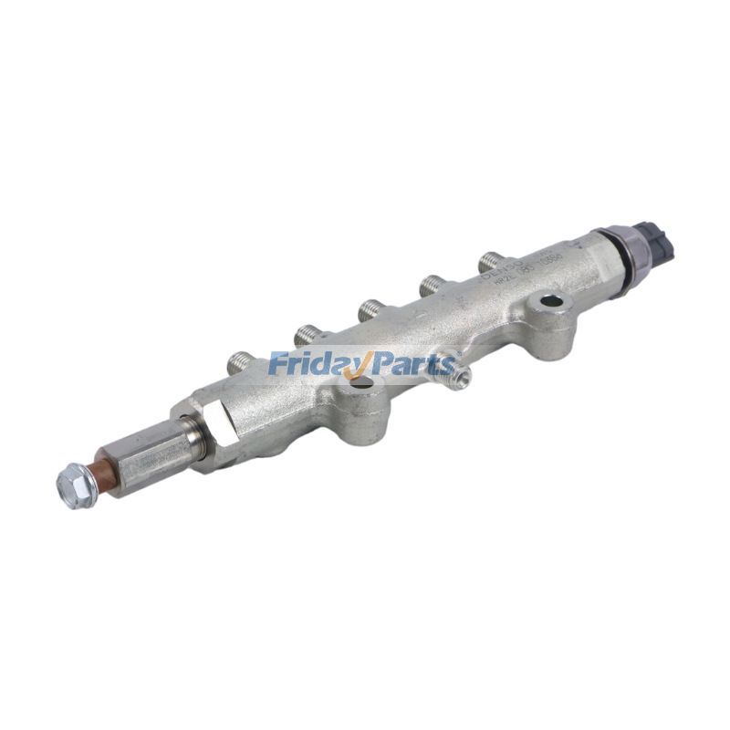 Conjunto de riel común de combustible 1J574-50600 para tractor Kubota M108SDS M108SH M110XDTC M135XDTC M8560HD M9960HD Cargador SVL90-2 SVL90-2C de FridayParts