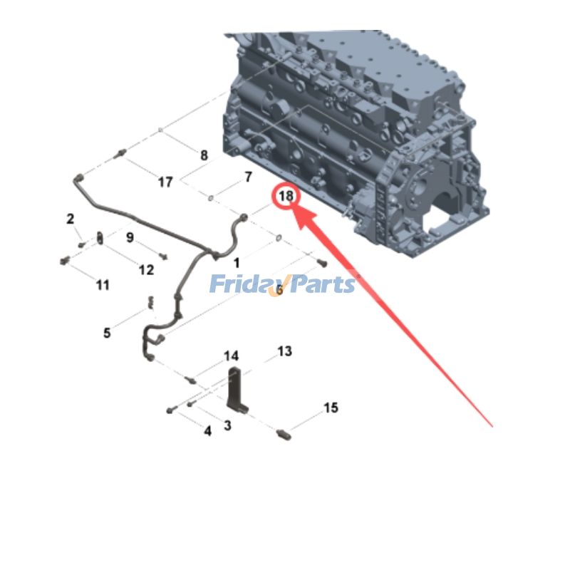 Fuel Drain Tube for Engine