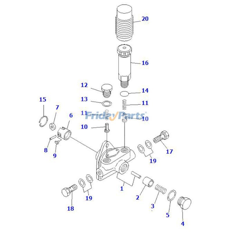 FridayParts Fuel Feed Pump