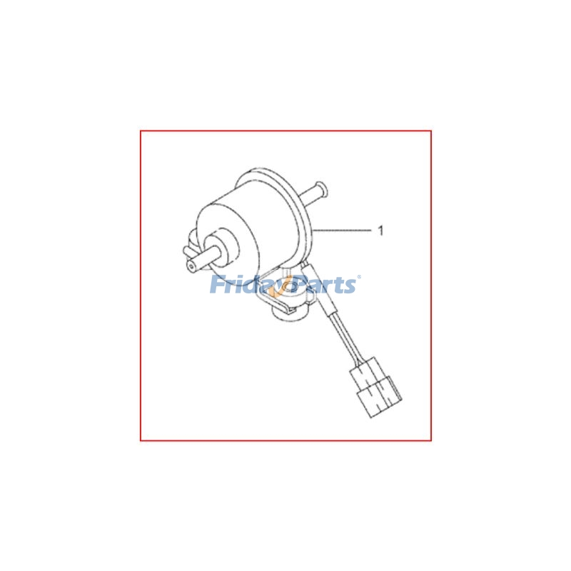 Bomba de alimentação de combustível 47988750 para escavadeira CASE CX18C para Escavadora 
