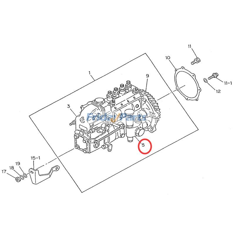 Fuel Feed Pump For KOBELCO Excavator
