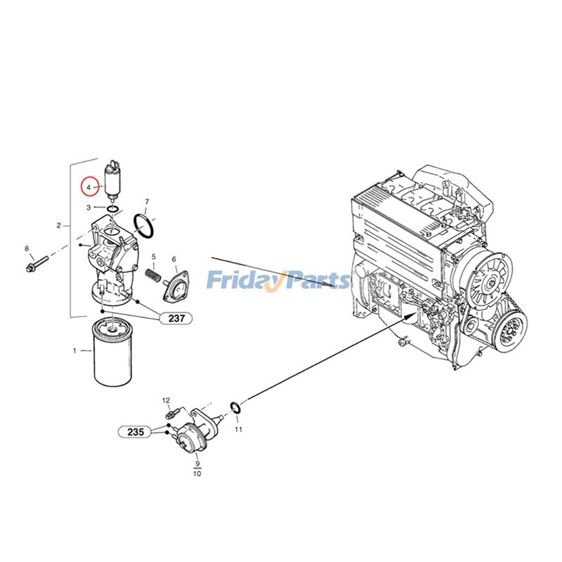 Fuel Feed Pump For VOLVO Loader