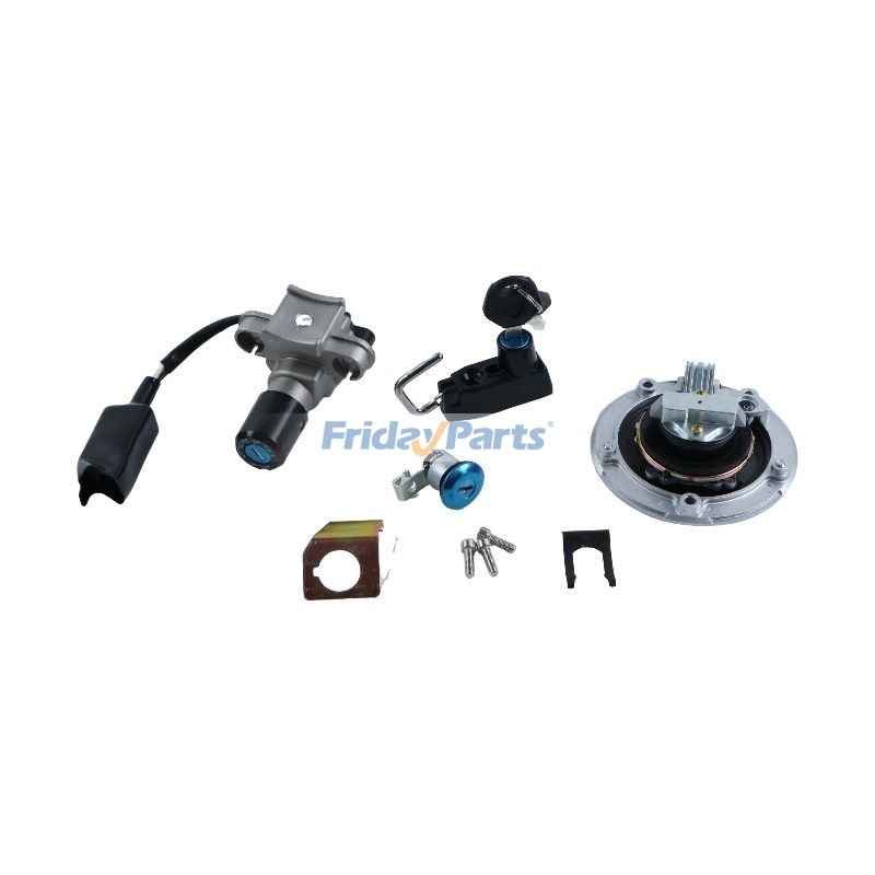 Conjunto de bloqueo del interruptor de encendido de la tapa de llenado de combustible con llaves 27005-0612 27005-0685 27016-5393 para Kawasaki BR125 Z125 PRO 2017-2023