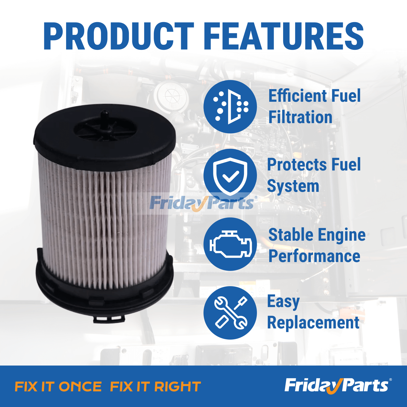 Transport Refrigeration Fuel Filter