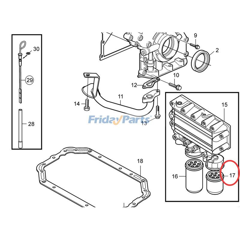 Kraftstofffilter 1 Radfertigerbei FridayParts kaufen