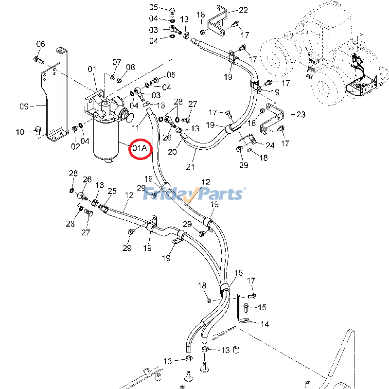KraftstofffilterFür HITACHI