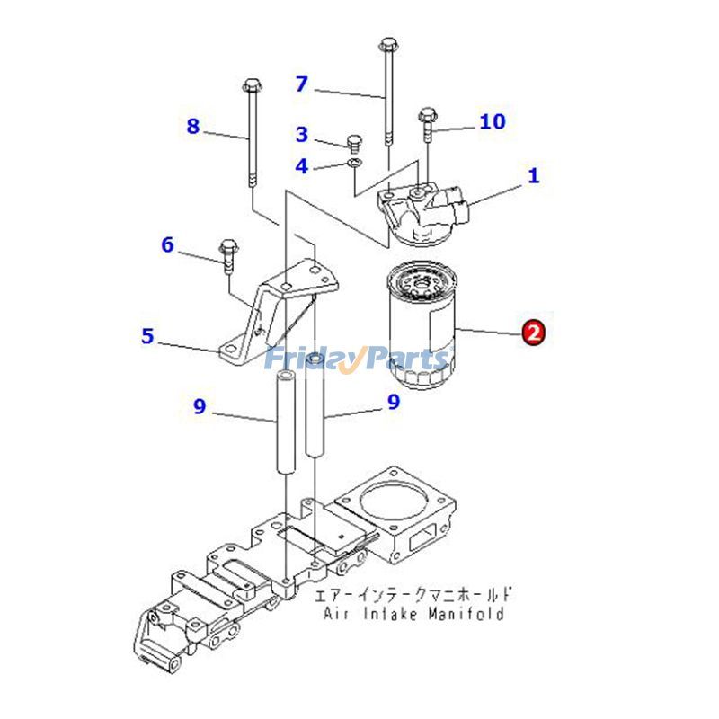 Kraftstofffilterfür LaderFür KOMATSU