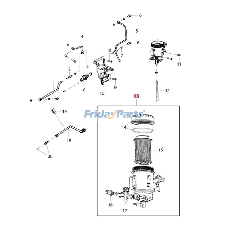 Kraftstofffilterbei FridayParts kaufen