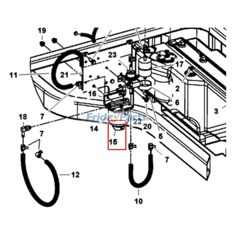 Fuel With Separator Filter for Heavy-Duty UTV