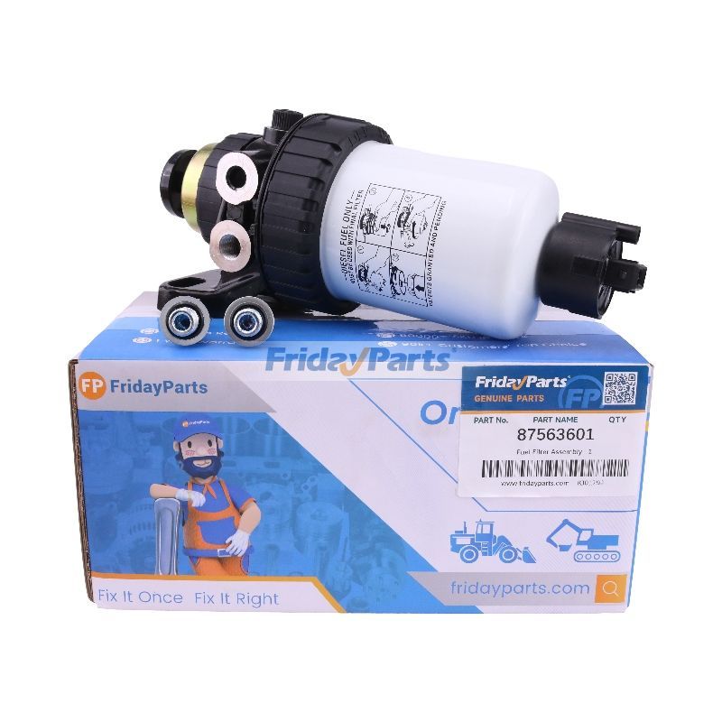 Kraftstofffilterbaugruppe 87563601 für New Holland Lader B100B B110B B115B B90B B95B