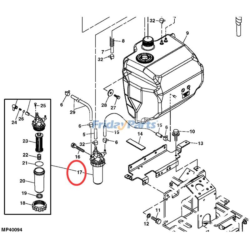 Kraftstofffilterbei FridayParts kaufen