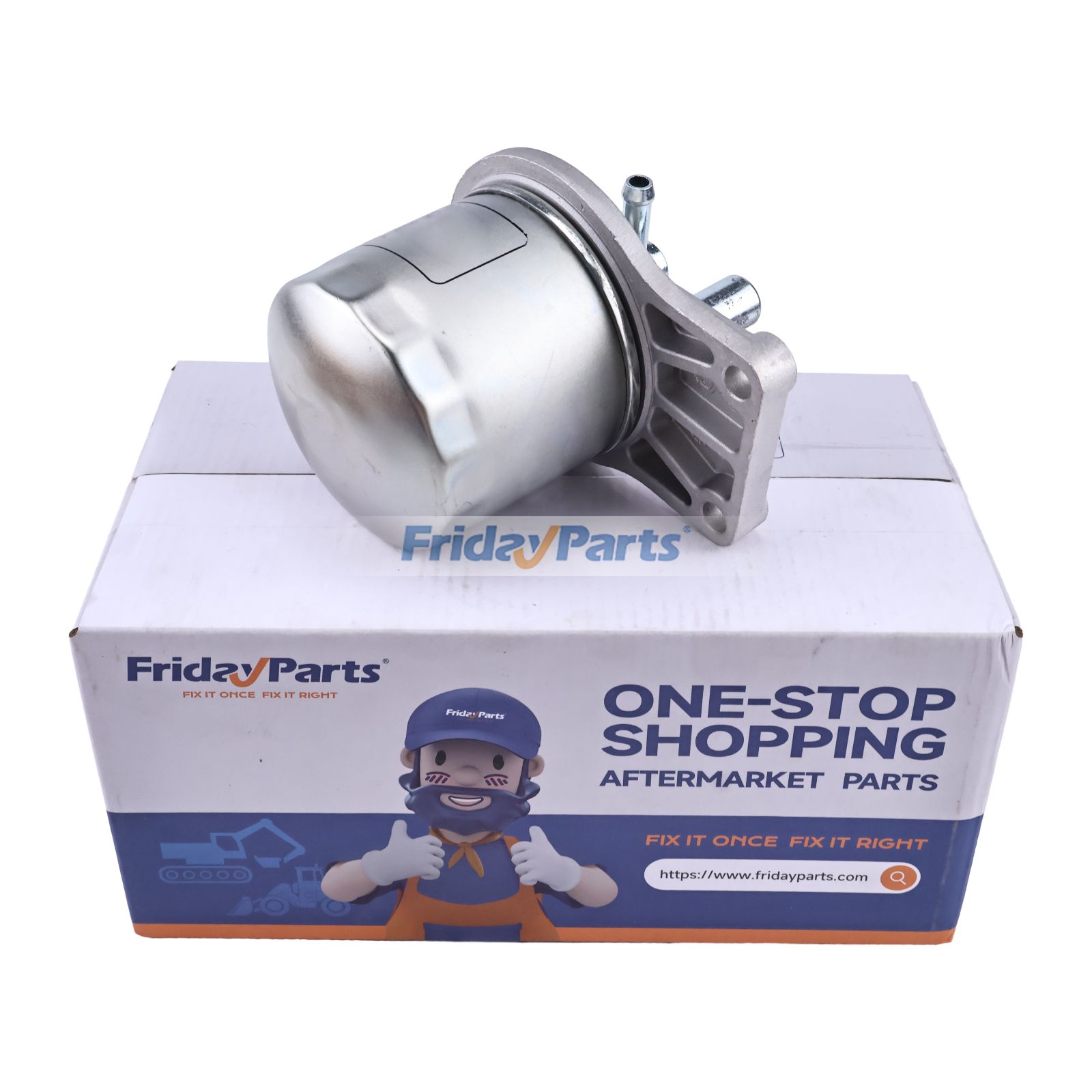 Fuel Filter Assembly 15291-43010 for Kubota Engine D1105 D905 V1505 V2203 Excavator KX033-4 KX121-2 KX91-2 KX161-2 Tractor L185DT L185F L2050DT L2050F Loader R420 R520