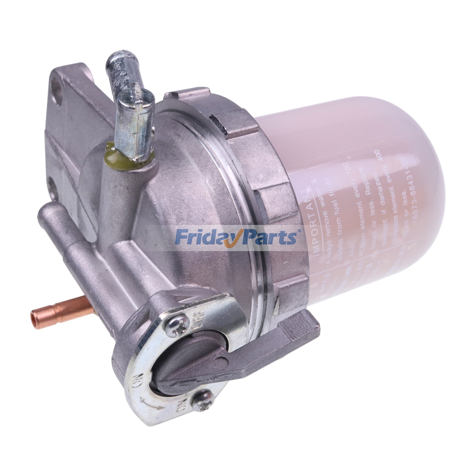 Conjunto de filtro de combustible 17388-43010 para Kubota L2250DT L2250F L2550DT L2550DT-GST L2850DT L2850F