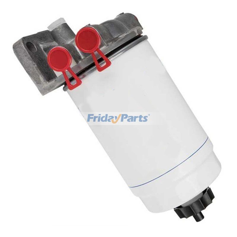 Fuel Filter Assembly 2656F802 for Perkins Engine 1004-42 Hyundai Forklift HDF35A HDF45A McCormick Tractor C100 T100 MAX X4.35