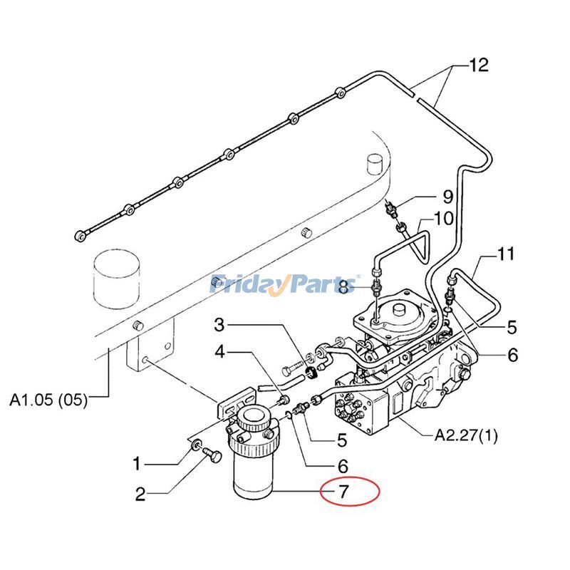 Kraftstofffilterbaugruppebei FridayParts kaufen