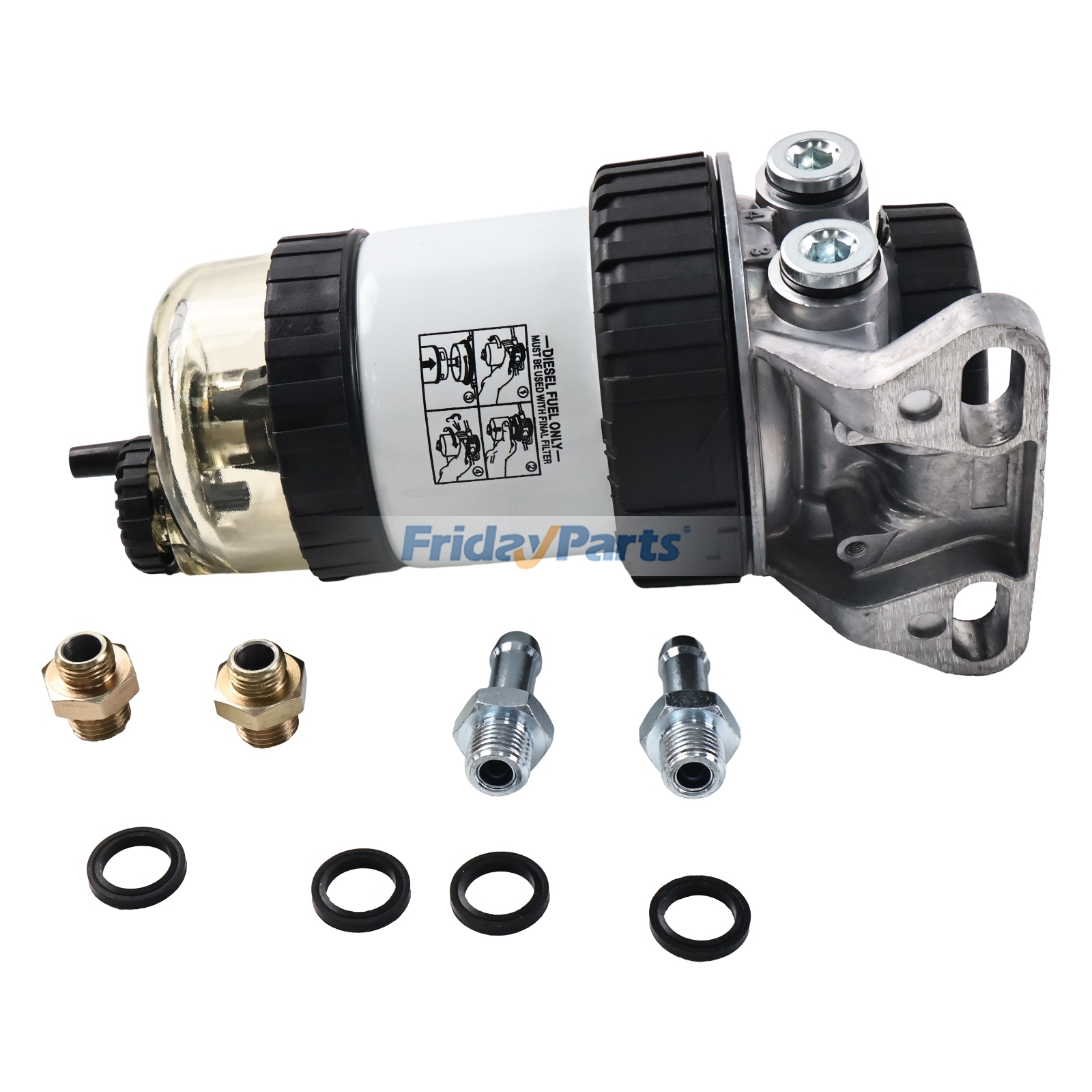 Fuel Filter Assembly compatible with Tractor