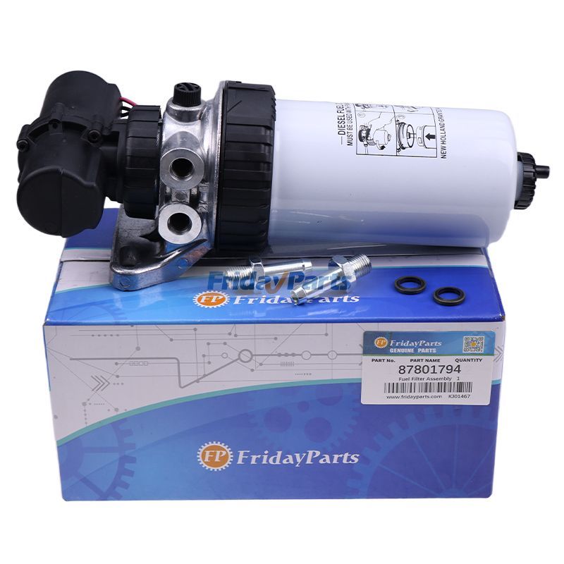 Fuel Filter Assembly 87801794 87801995 87802202 for New Holland 7010 Ford 5610S 6610S CASE CVX1195 4.4 5.0