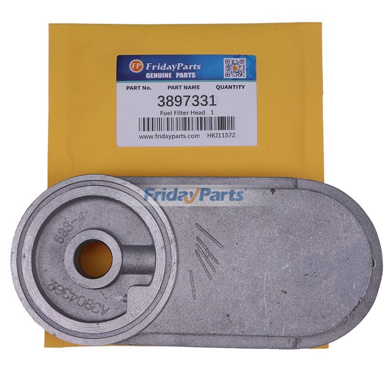 カミンズエンジン 4BT 6BT 6BT5.9 用燃料フィルターヘッド 3897331