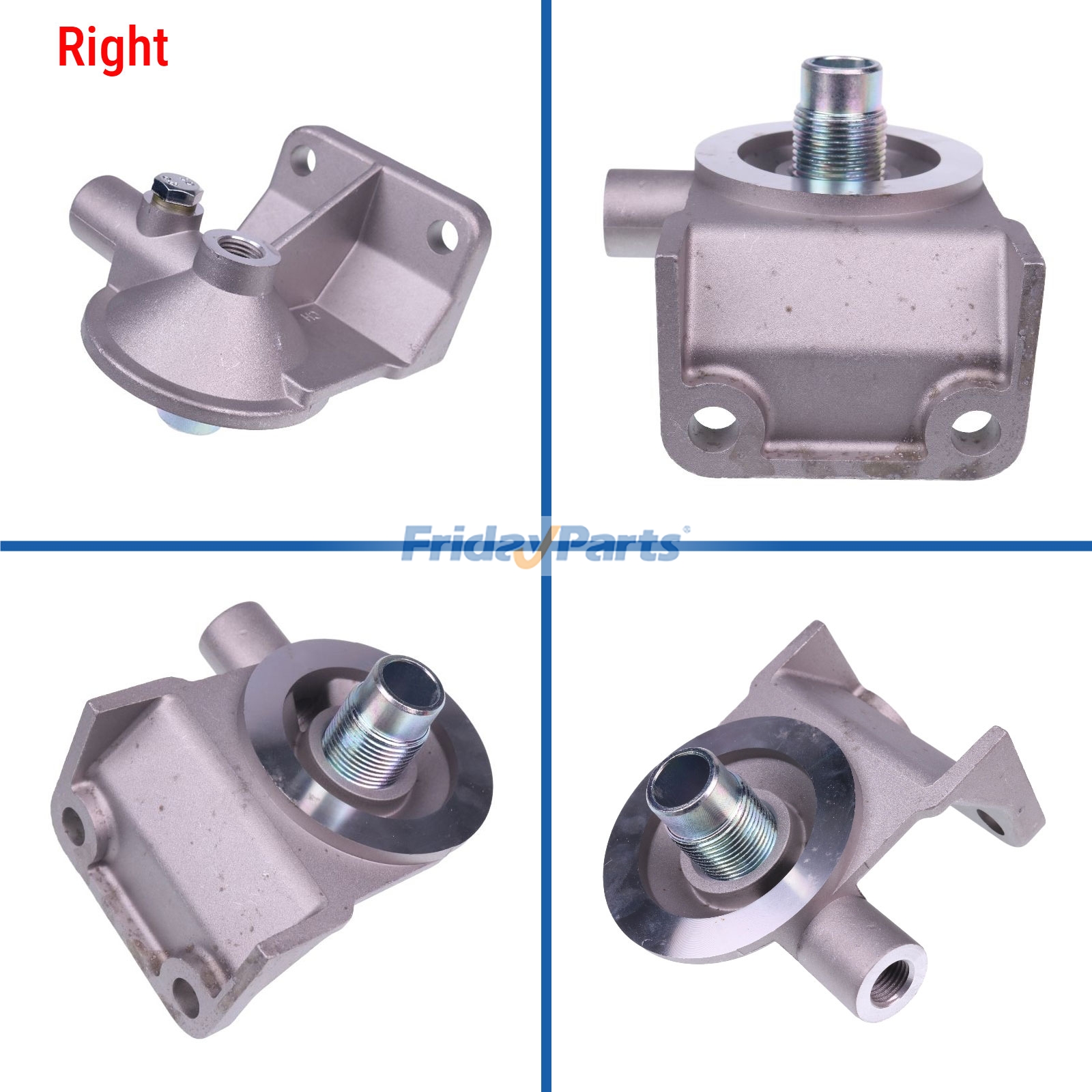 Tête de filtre à carburant 6138-71-6110 pour moteur Komatsu 6D105 6D125 Excavatrice PC360-7 PC300-7pourPour KOMATSU