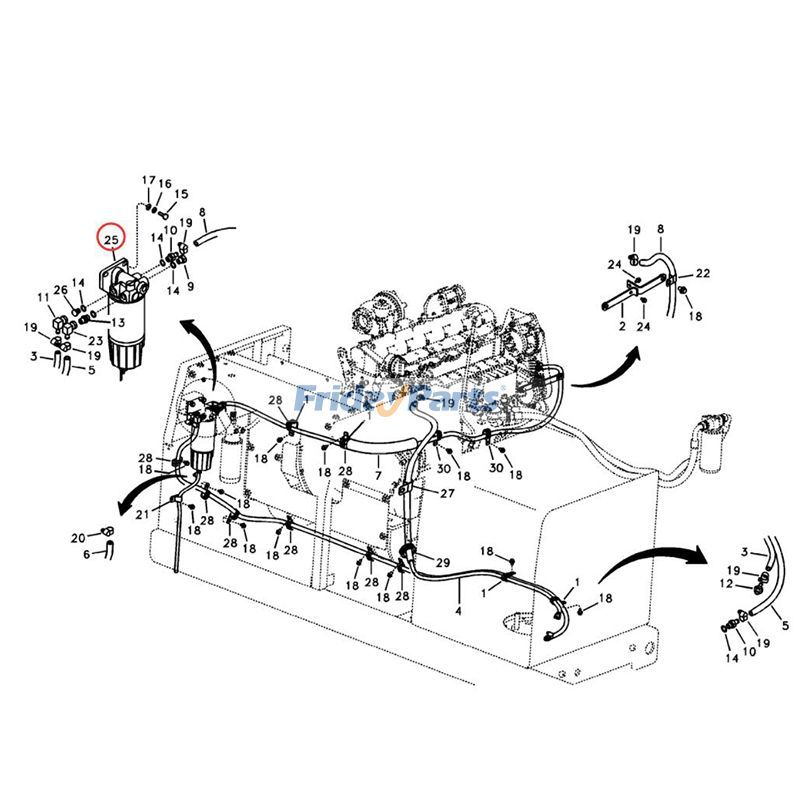 Kraftstofffiltergehäusebei FridayParts kaufen