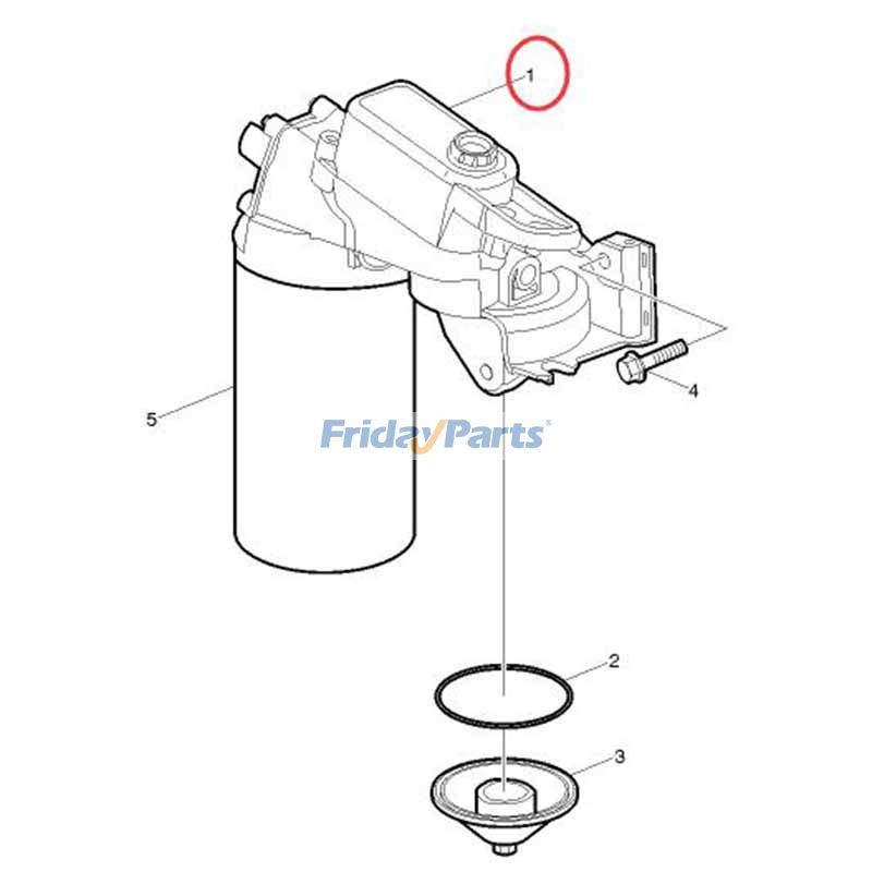 Kraftstofffiltergehäusebusfür Lastkraftwagen 