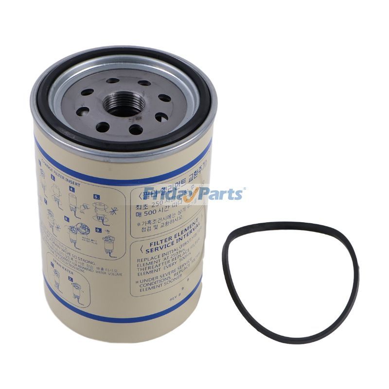 Kraftstofffiltereinsatz 3809721 für Volvo Penta D8 D9 D11 D12 D13 Motor