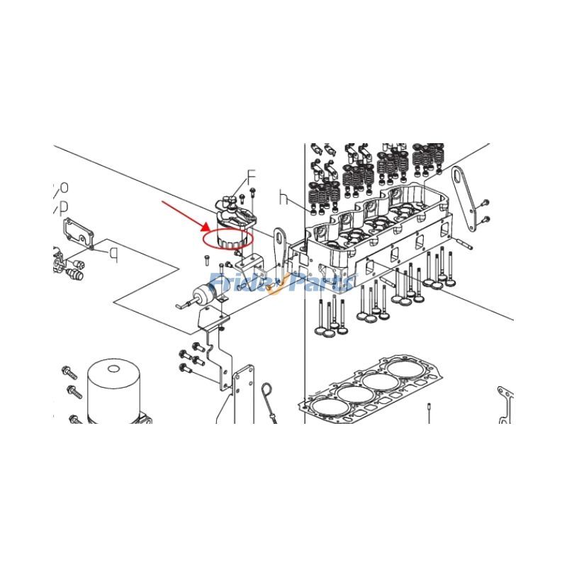 Fuel Filter KD4981105100 for Kipor Generator KDE38SS3
