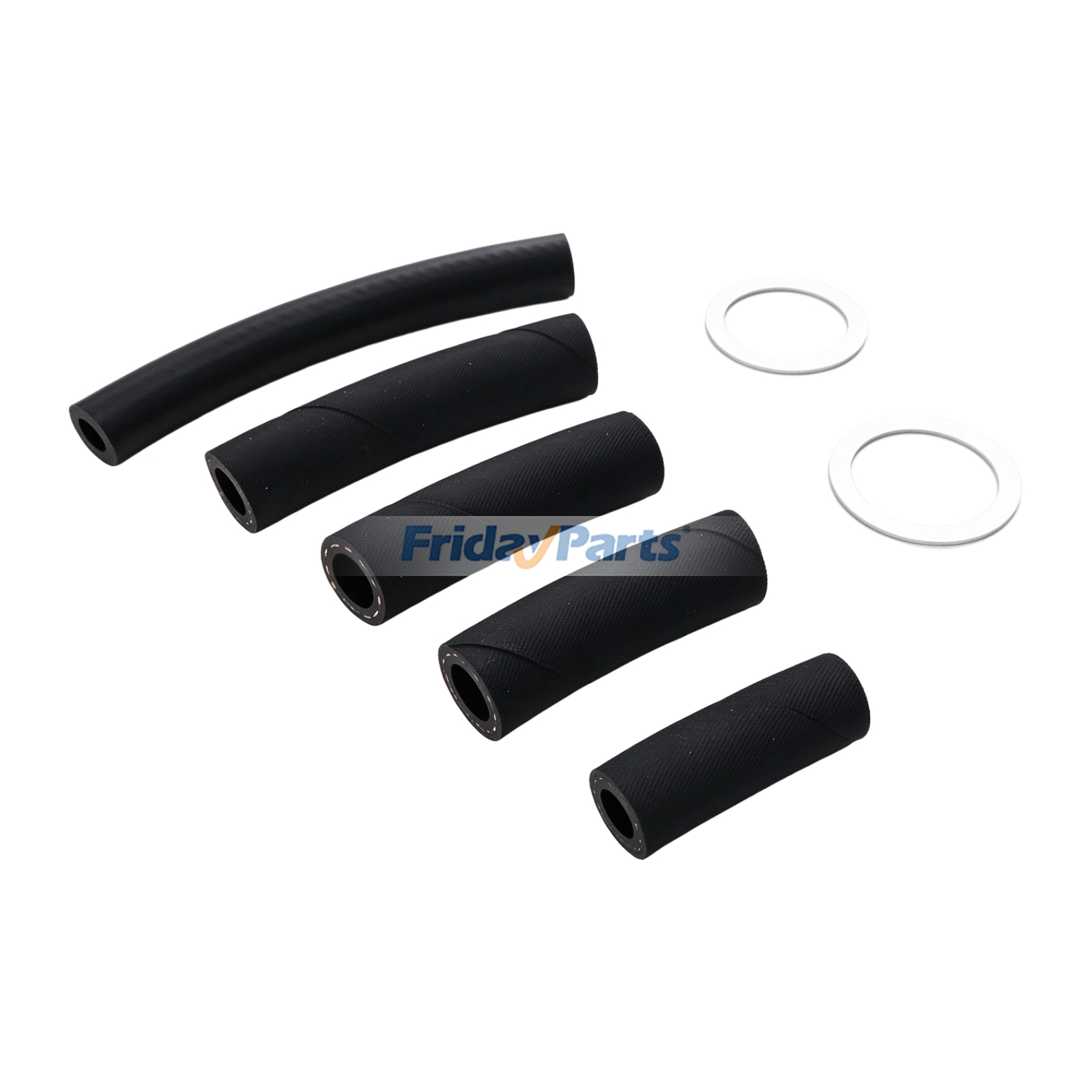 Fuel Filter Lift Pump Hose Line & Clamp Kit compatible with Engine,Vehicle