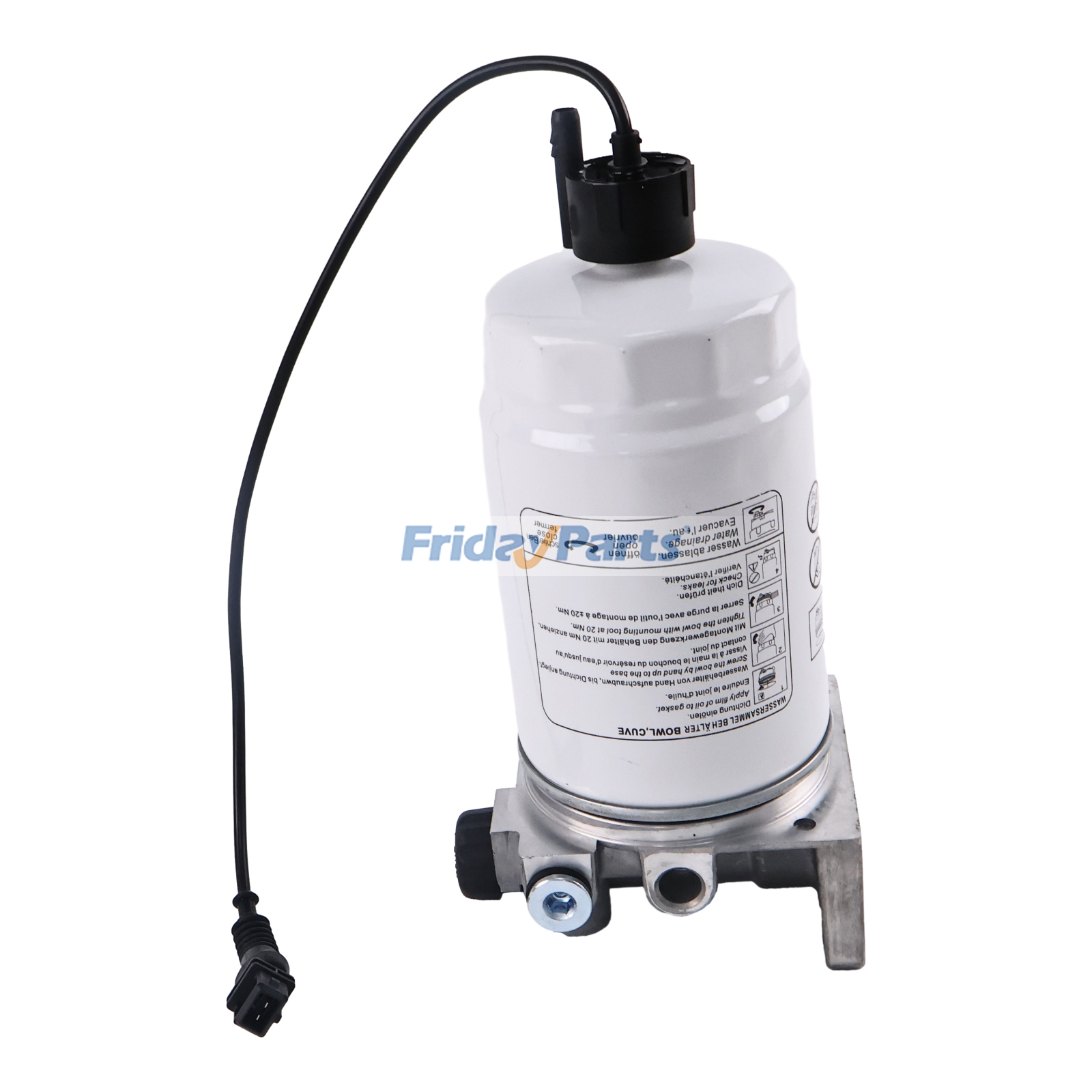 Prefiltro de combustible 0450-6917 para motor Deutz TCD 2012-2013, excavadora Ahlmann AS150E, AS210E y cargadora AZ150E.