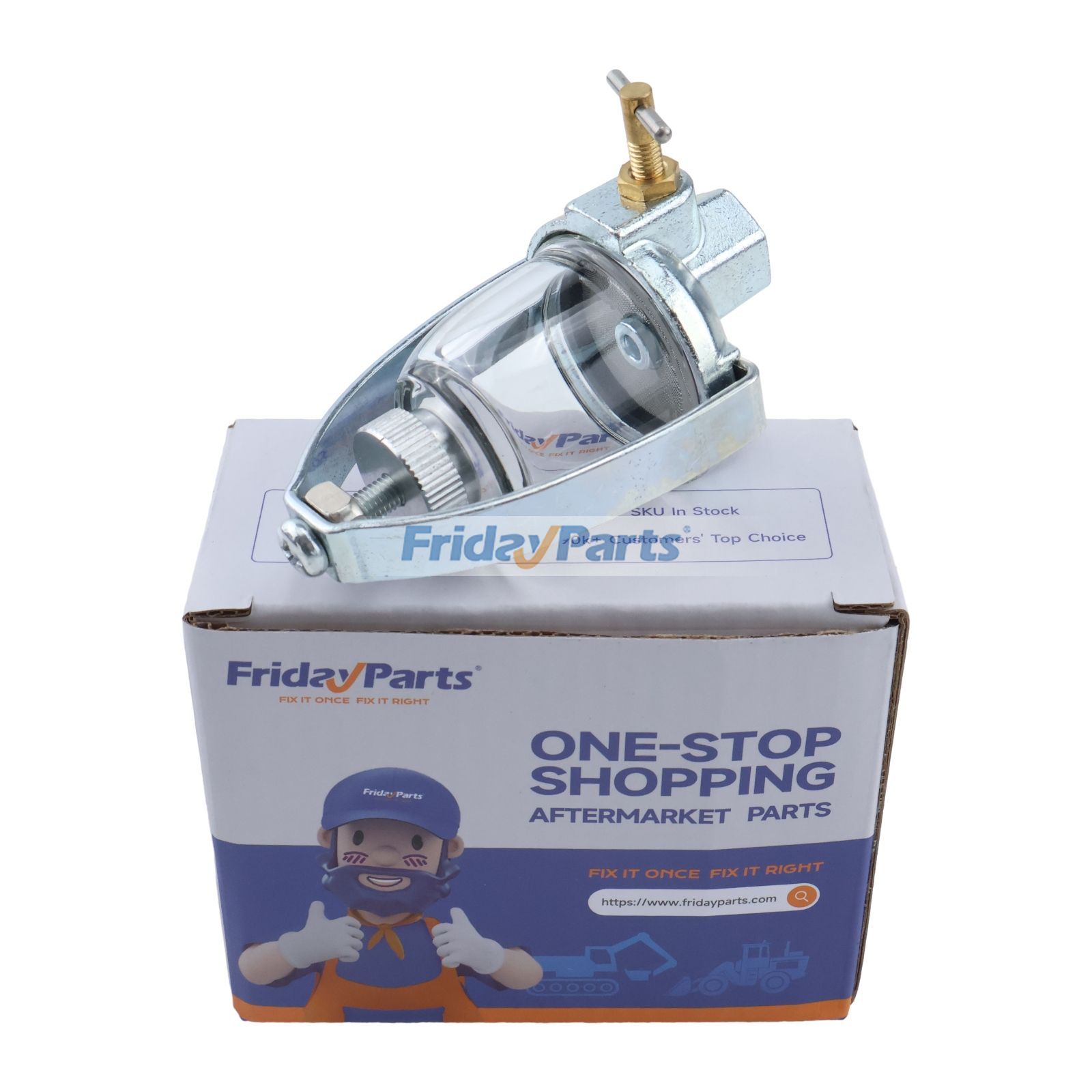 Fuel Filter Sediment Bowl 295984 for Briggs Stratton Engine 140701 140702 146401 243431 60301 John Deere Tractor L LA LI LUC LUS