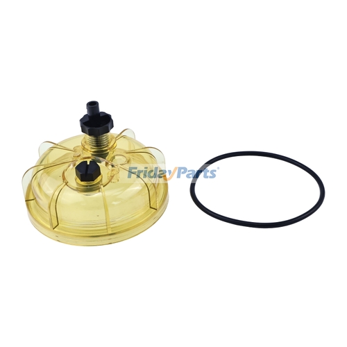 Hitachi R500 Filter Fuel Filter Sediment Bowl RE500187 P564750 R90P for Hitachi Loader ...