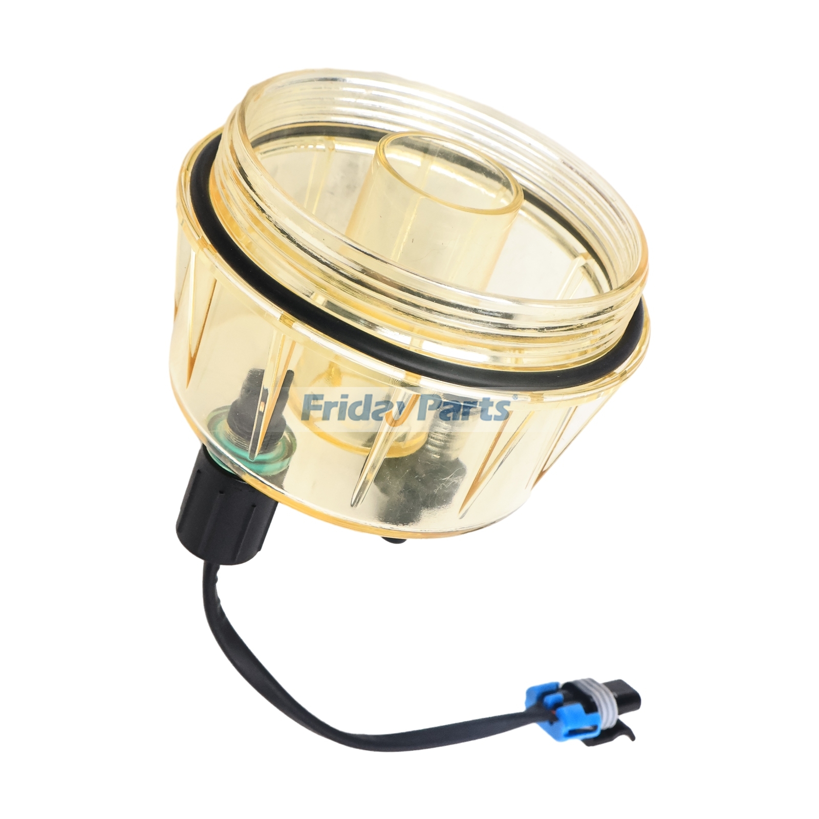 Bol de filtre à carburant à sédiments RE542839 pour moteur John Deere 6135, tracteurs 9330, 9530, 9630, 9420RX, 9460RT, 9470RT, 9510R, 9520R, 9530T, 9570RX et 9630TpourPour JOHN DEERE