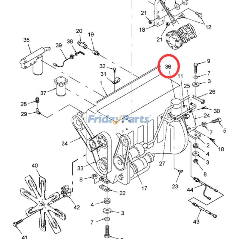 FridayParts Fuel Filter