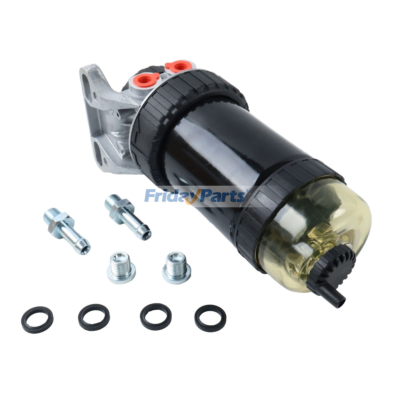 Kraftstofffilter-Wasserabscheider-Baugruppe RE517382 für John Deere Motor 4045 6090 6068 6081 Loader 310L 310SJ 315SJ 325J 410J 410L 710J