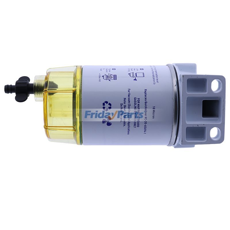 FridayParts Fuel Filter Water Separator Assembly for Boat Motor