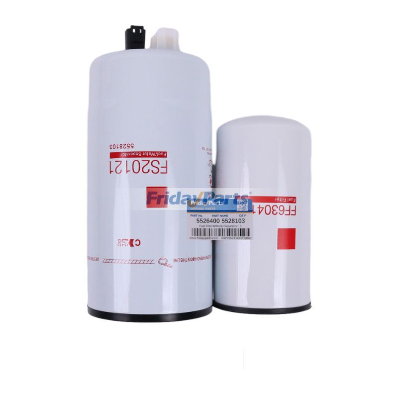 Fleetguard FF63041NN FS20121 Cummins 5526400 5528103 用燃料フィルターとウォーターセパレーター