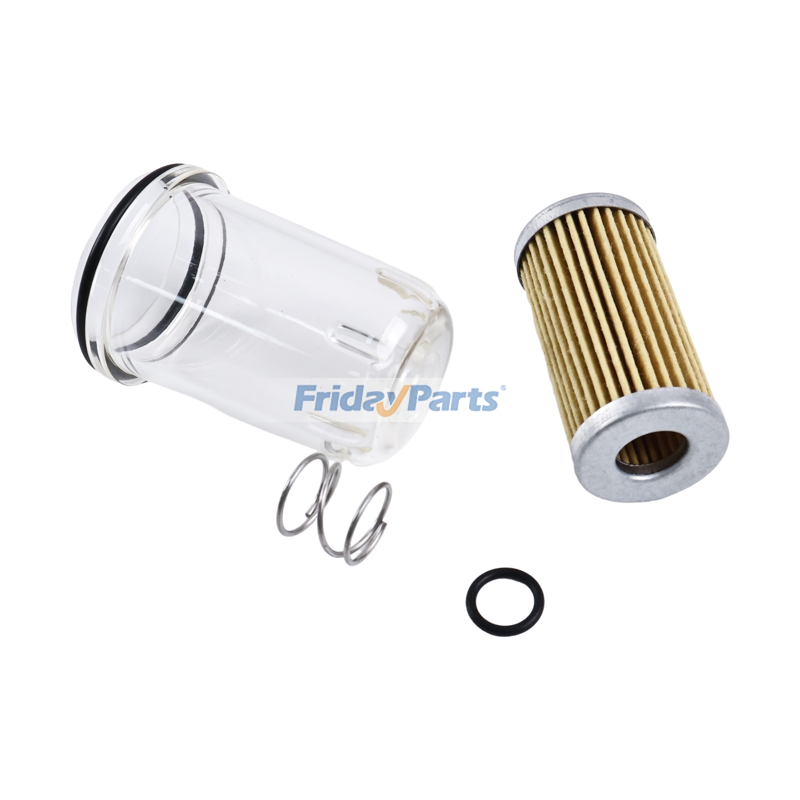Filtro de combustible con junta tórica y recipiente para Ford New Holland 1000 1300 1500 1600 1700 de FridayParts