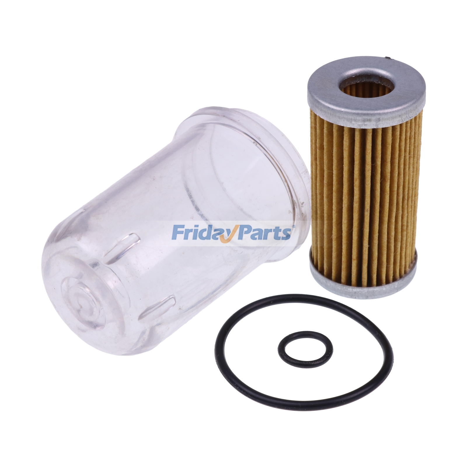 Filtro de combustible con junta tórica y recipiente para Ford New Holland 1000 1300 1500 1600 1700