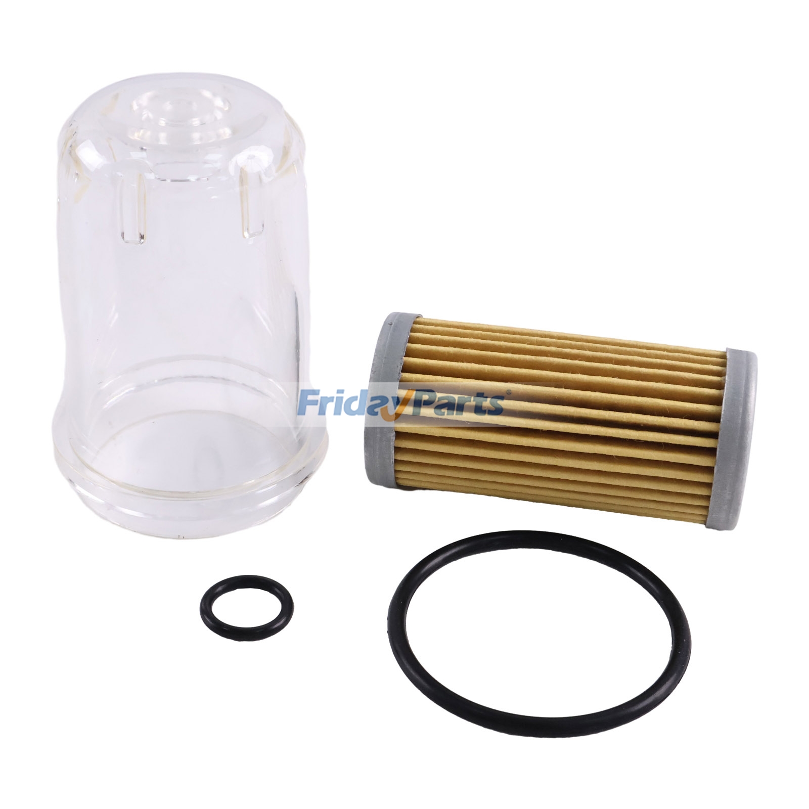Fuel Filter With O-Ring & Bowl compatible with Tractor