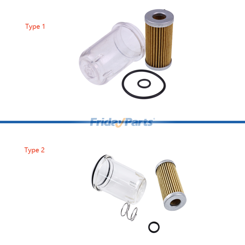 Fuel Filter With O-Ring & Bowl for Tractor