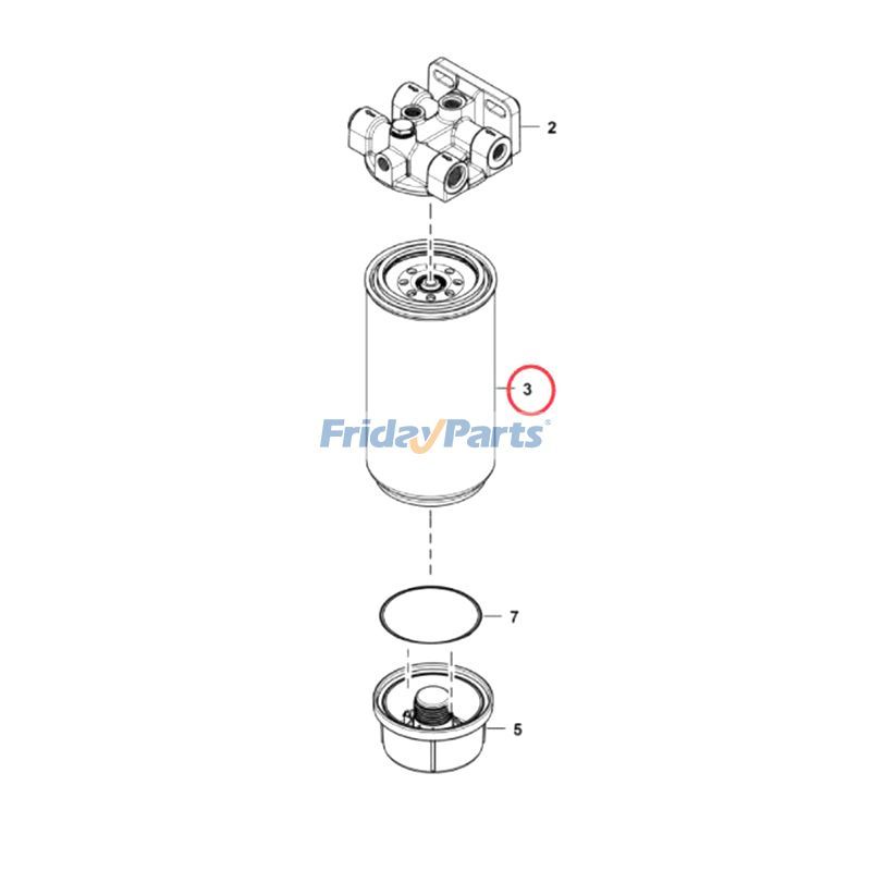 FridayParts Fuel Filter